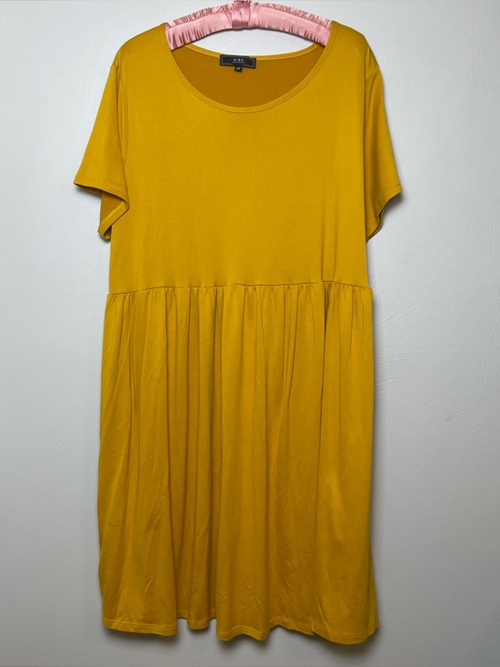 Vibe Dresses & Skirts - Vibe Women’s Dress yellow/ gold color Size 2X with pockets
